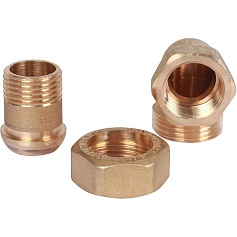 STOUT  Разъемное угловое  соединение "американка" ВН 1/2"