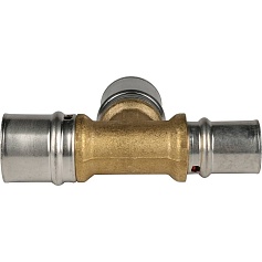 STOUT   Тройник переходной 26х26х20 для металлопластиковых труб прессовой
