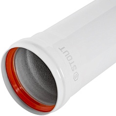 STOUT SCR-0080-001000 STOUT Удлинитель дымохода традиц. D80(п-м), L1000