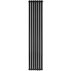 Стальной трубчатый радиатор STOUT TUBE ROUND нижнее правое подключение 7 секций R40 1-1750-7 RT RAL9005