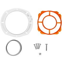 STOUT SCR-6010-000014 STOUT Адаптер Immergas комплект (фланец пластиковый, втулка, уплотнение, саморезы)