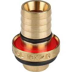 STOUT   Угольник настенный с креплением 1/2"х16 для металлопластиковых труб винтовой