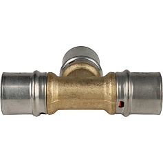 STOUT   Тройник равнопроходный 26х26х26 для металлопластиковых труб прессовой