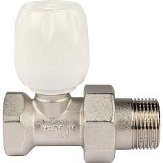 STOUT SVRs Клапан ручной терморегулирующий с неподъемным шпинделем, прямой 3/4"
