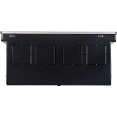 STOUT  Конвектор внутрипольный SCN 80.240.1800 (Решётка роликовая, анодированный алюминий)