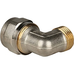 STOUT   Угольник-переходник с наружной резьбой 1/2"х20 для металлопластиковых труб винтовой