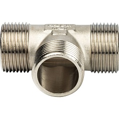 STOUT  Тройник НН никелированный 1"X1"X1"