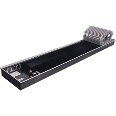 STOUT  Конвектор внутрипольный SCN 80.300.1600 (Решётка роликовая, анодированный алюминий)