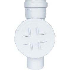 STOUT SKB-0014-000058 D 58 Ревизия с круглой крышкой канализационная бесшумная