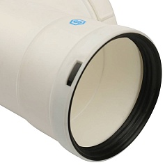 STOUT   Элемент дымохода конденсац. визуальн инспекция T образн DN80 п/м PP-FE