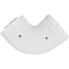 STOUT SCR-8610-000090 STOUT Отвод 90° конденсац. коакс. D60(п-м)/100(п-м)