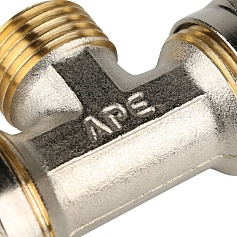 STOUT   Тройник-переходник с наружной резьбой 1/2"х20 для металлопластиковых труб винтовой