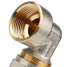 STOUT   Угольник-переходник с внутренней резьбой 1"x26 для металлопластиковых труб винтовой