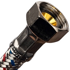 STOUT SHF-ВВ Гибкая подводка для воды  ВР 1/2 х ВР 3/8,  длина 400 мм