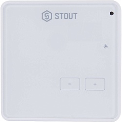 STOUT  Проводной комнатный регулятор R-9z, белый