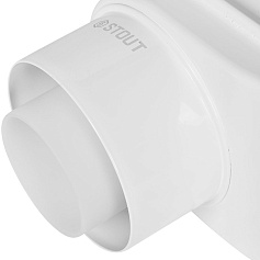 STOUT SCR-8012-250001 STOUT Адаптер моноблочный для перех. на двухтрубную систему конденсац. c D80(п)/125(п) на D80(м)/80(м)