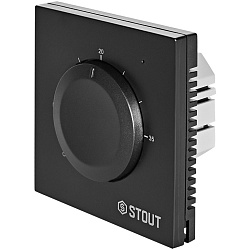 Термостат универсальный  STOUT STE-2001 3А, ON/OFF черный