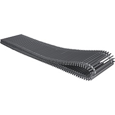 STOUT SCG-1100-0024220 STOUT Решётка роликовая для конвектора, ширина 240, длина 2200 (анодированный алюминий)