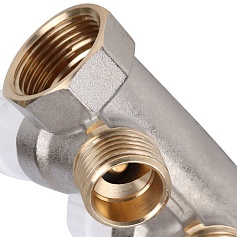 STOUT  Коллектор распределительный 3/4", 2 отвода 1/2"
