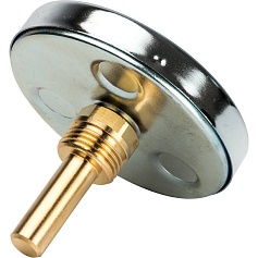 STOUT SIM-0001 Термометр биметаллический с погружной гильзой. Корпус Dn 80 мм, гильза 50 мм 1/2", 0...120°С