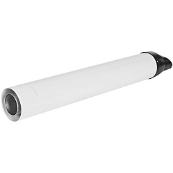STOUT SCR-8125-000751 STOUT Горизонтальный проход через стену с наконечником традиц. коакс. D80(п)/125(п), L750 (без декоративных накладок, рабочая длина 680мм)
