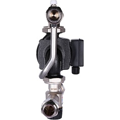 STOUT  Насосно-смесительный узел с термостатическим клапаном 30-60°C, с насосом UPSO 25-65, 130 mm