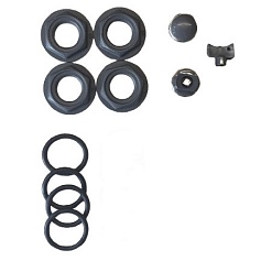 SKU-0231-000134 STOUT Монтажный набор для подключения радиатора 3/4 (Черный 9011)
