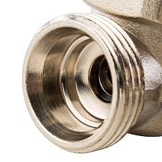 STOUT  Узел нижнего подключения радиатора для двухтрубной системы, угловой  3/4