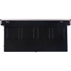 STOUT  Конвектор внутрипольный SCN 80.190.1800 (Решётка роликовая, анодированный алюминий)