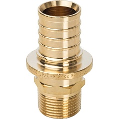 STOUT  Переходник с наружной резьбой 32xR 3/4" для труб из сшитого полиэтилена аксиальный