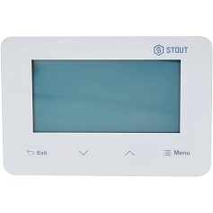 STOUT  Беспроводной комнатный двухпозиционный регулятор ST-293v2, белый