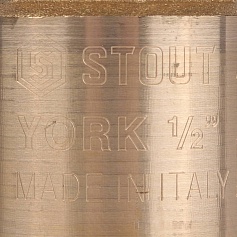 STOUT  1/2" Клапан обратный пружинный муфтовый с пластиковым седлом