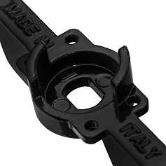 STOUT  Ручка-бабочка для шарового крана STOUT 1/2"-3/4" (Чёрная)