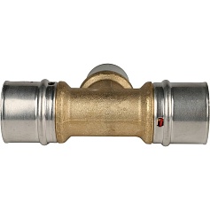 STOUT   Тройник переходной 32х26х32 для металлопластиковых труб прессовой