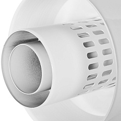 STOUT SCR-8125-800002 STOUT Оголовок вертикальный с ветрозащитой традиц. коакс. D80(п)/125(п) БЕЛЫЙ широкий