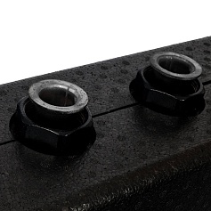 STOUT SDG-0016 Стальной распределительный коллектор 4 отопительных контура. В теплоизоляции DN 25