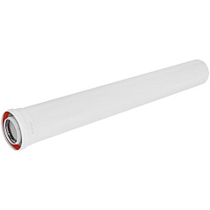 STOUT SCR-8012-001000 STOUT Удлинитель дымохода конденсац. коакс. D80(п-м)/125(п-м), L1000