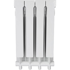 STOUT VEGA 500 4 секций радиатор алюминиевый боковое подключение (белый RAL 9016)