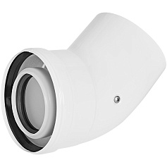 STOUT SCR-8610-000045 STOUT Отвод 45° конденсац. коакс. D60(п-м)/100(п-м)