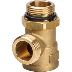 STOUT  Насосно-смесительный узел с термостатическим клапаном и байпасом, без насоса