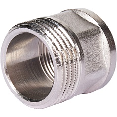 STOUT  SFT-0073-000341 STOUT Переходник под ключ ВН никелированный 3/4 x1