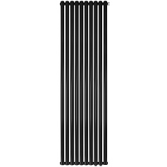 Стальной трубчатый радиатор STOUT TUBE ROUND нижнее правое подключение 10 секций R40 1-1750-10 RT RAL9005