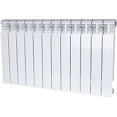   VEGA 500 12 секций радиатор алюминиевый боковое подключение (белый RAL 9016)