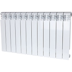  VEGA 500 12 секций радиатор алюминиевый боковое подключение (белый RAL 9016)
