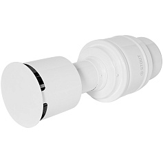 STOUT SCR-6010-800002 STOUT Оголовок вертикальный с ветрозащитой традиц. коакс. D60(п)/100(п) БЕЛЫЙ узкий