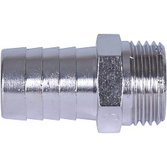 STOUT  Штуцер НР никелированный 1/2"x18