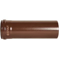 STOUT SCR-0080-700250 STOUT Удлинитель дымохода традиц. D80(п-м), L250, КОРИЧНЕВЫЙ