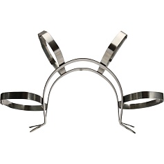 STOUT  эл-т дымохода фиксатор c распорками для соединений  PP-труб O80 (в шахте дымохода). нерж.сталь.