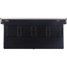 STOUT  Конвектор внутрипольный SCN 80.240.1000 (Решётка роликовая, анодированный алюминий)