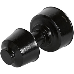 STOUT SCR-8125-800012 STOUT Оголовок вертикальный с ветрозащитой традиц. коакс. D80(п)/125(п) ЧЕРНЫЙ широкий